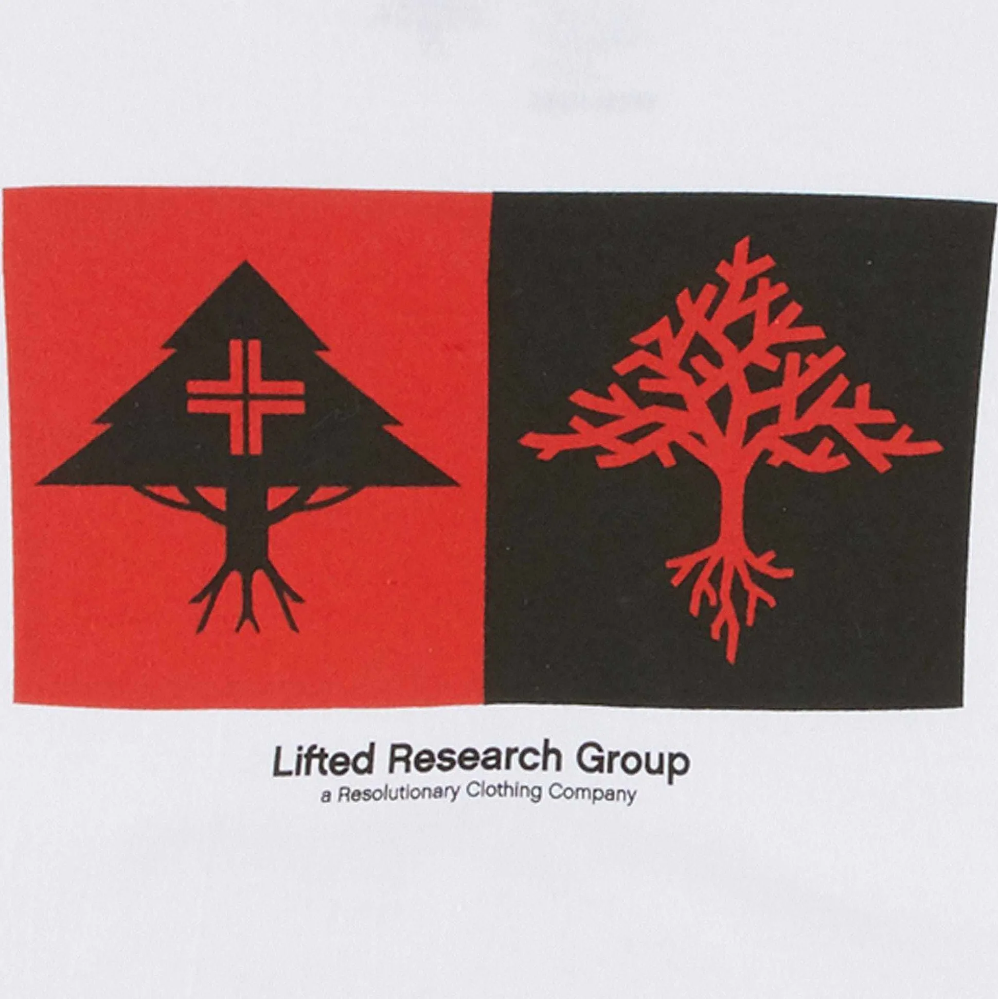 Outlet Camiseta Con Arbol Doble Hombres Camisetas