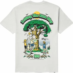 Hot Camiseta Dejar Que Los Ninos Jueguen Hombres Camisetas