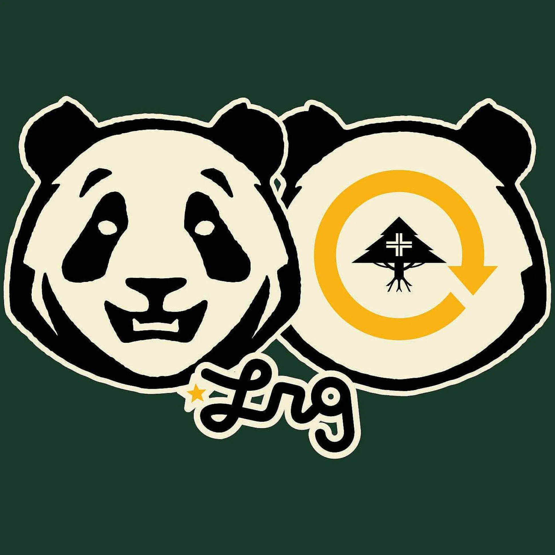 Discount Camiseta Panda Treesearch Hombres Camisetas