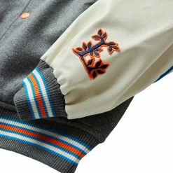 Best Chaqueta Universitaria De Lana Color Crema De Wu Tang X Hombres Ropa De Calle