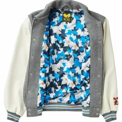Best Chaqueta Universitaria De Lana Color Crema De Wu Tang X Hombres Ropa De Calle