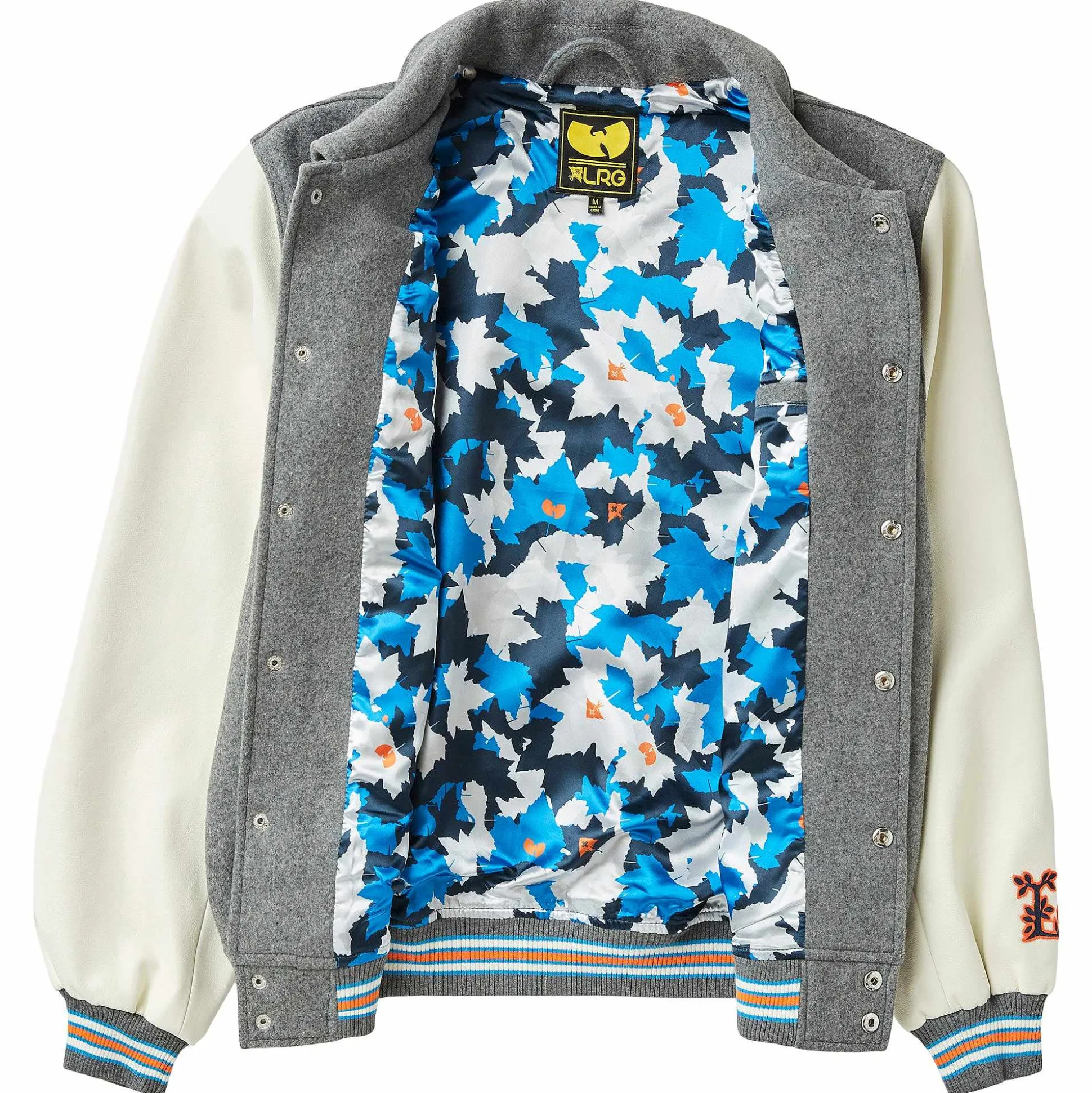 Best Chaqueta Universitaria De Lana Color Crema De Wu Tang X Hombres Ropa De Calle