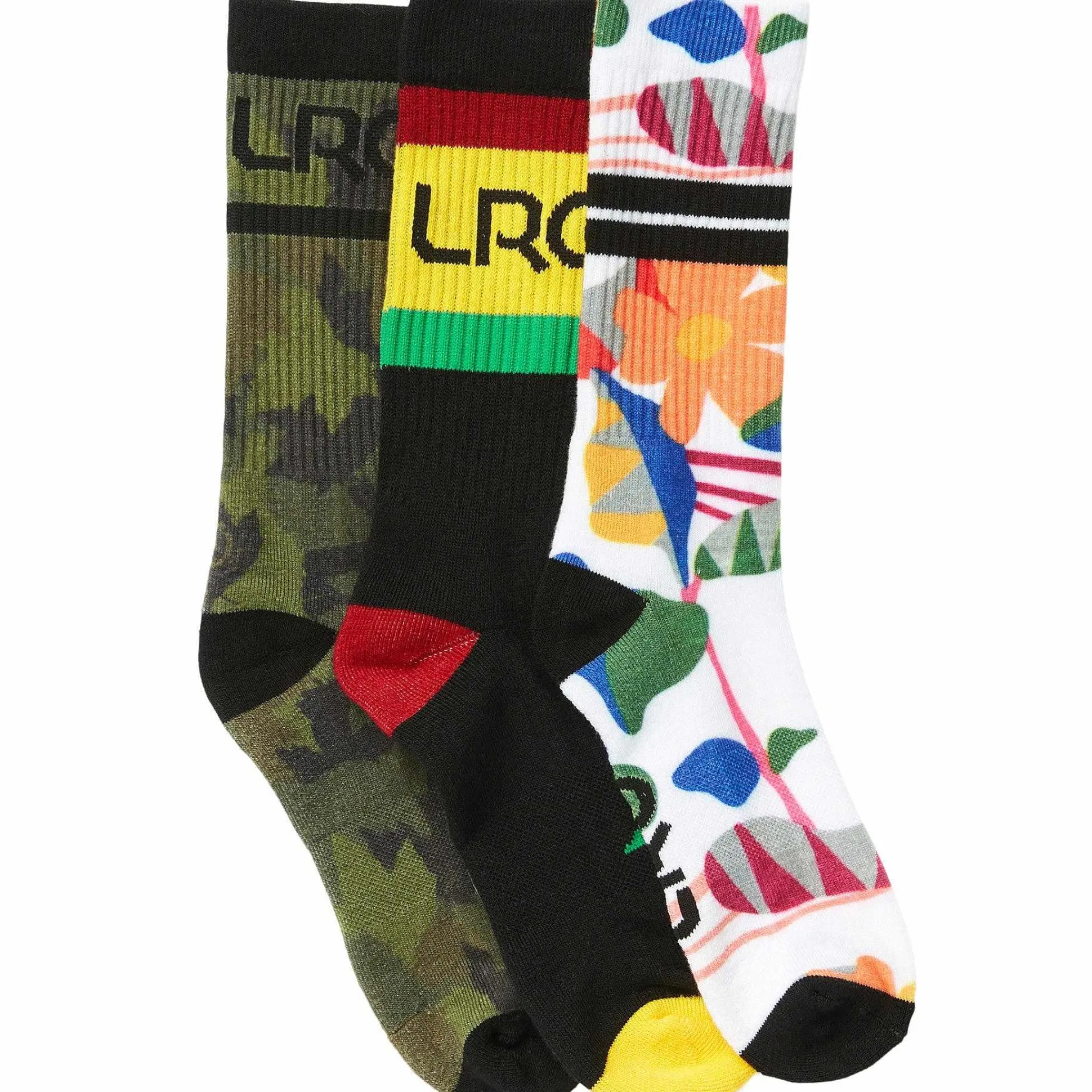 Clearance Pack De 3 Calcetines Con Diseno De Camuflaje Geometrico Hombres Medias