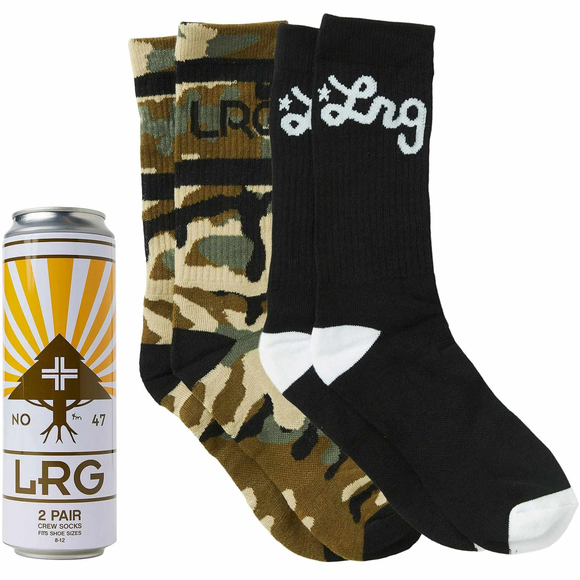 Cheap Pack De 2 Calcetines Con Estampado De Camuflaje Levantado Hombres Medias