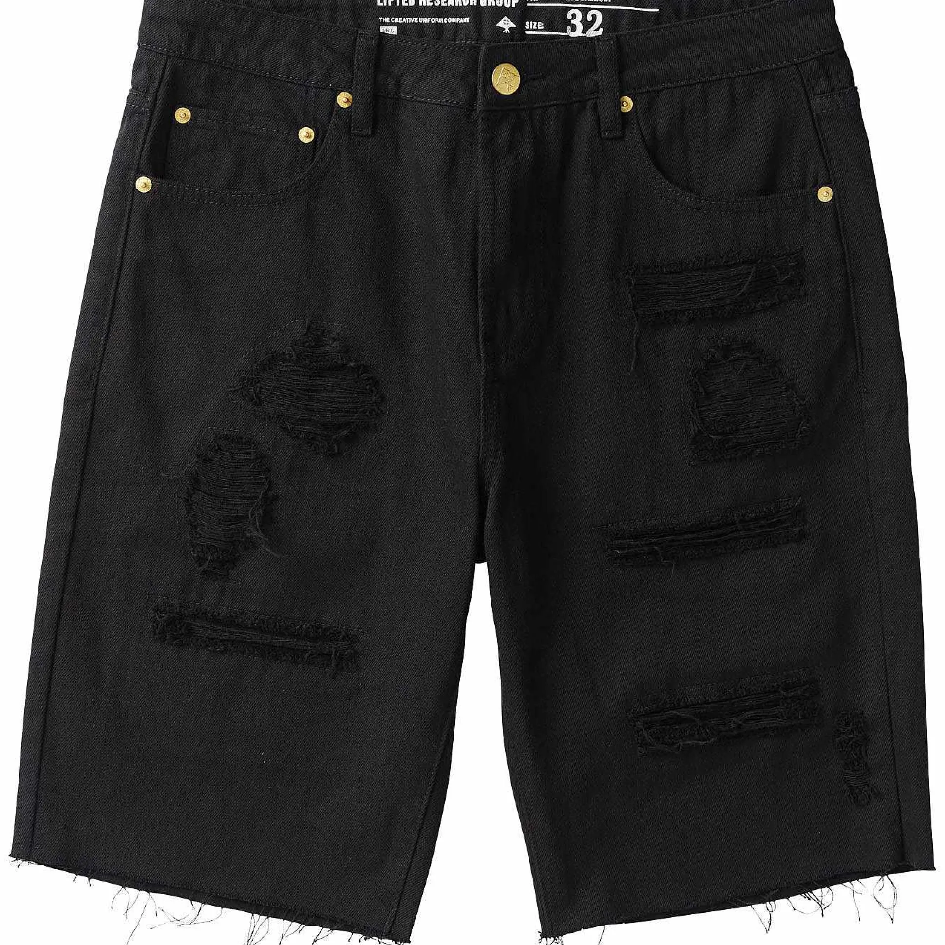 Best Sale Pantalones Cortos Vaqueros Reaper Hombres Bermudas