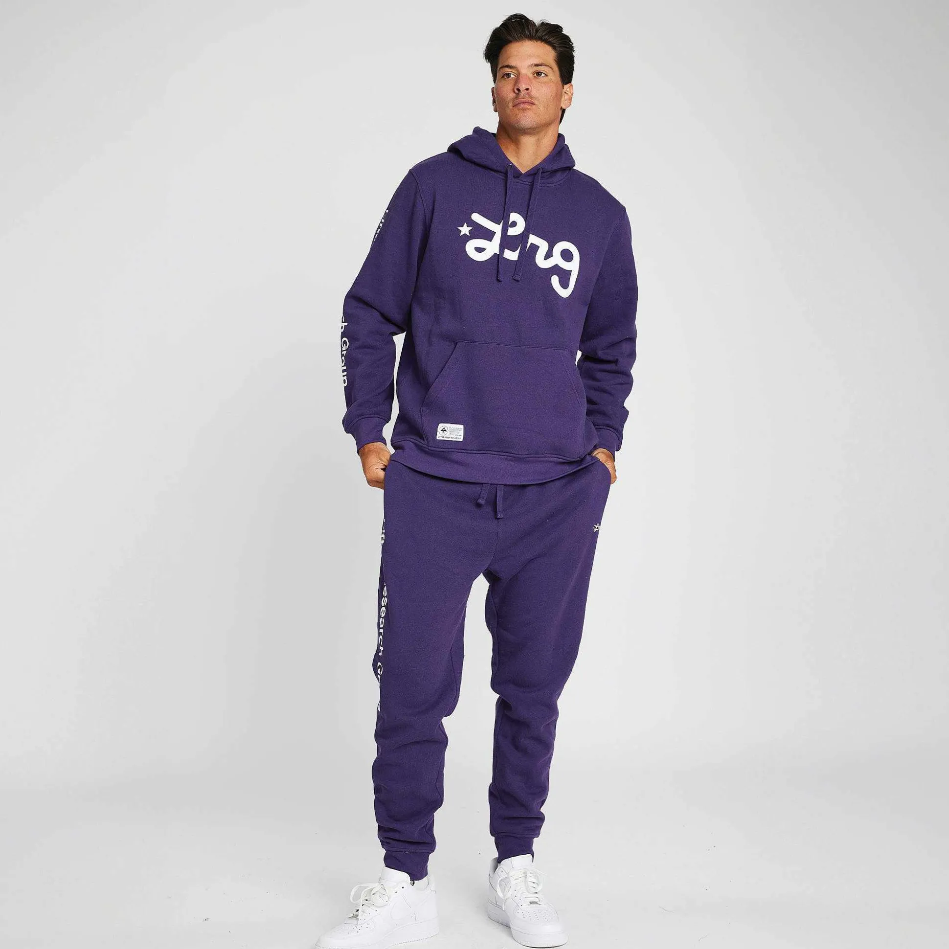 Cheap Pantalones Deportivos Tipo Jogger Con Texto Levantado Hombres Sudaderas Con Capucha Y Sudaderas