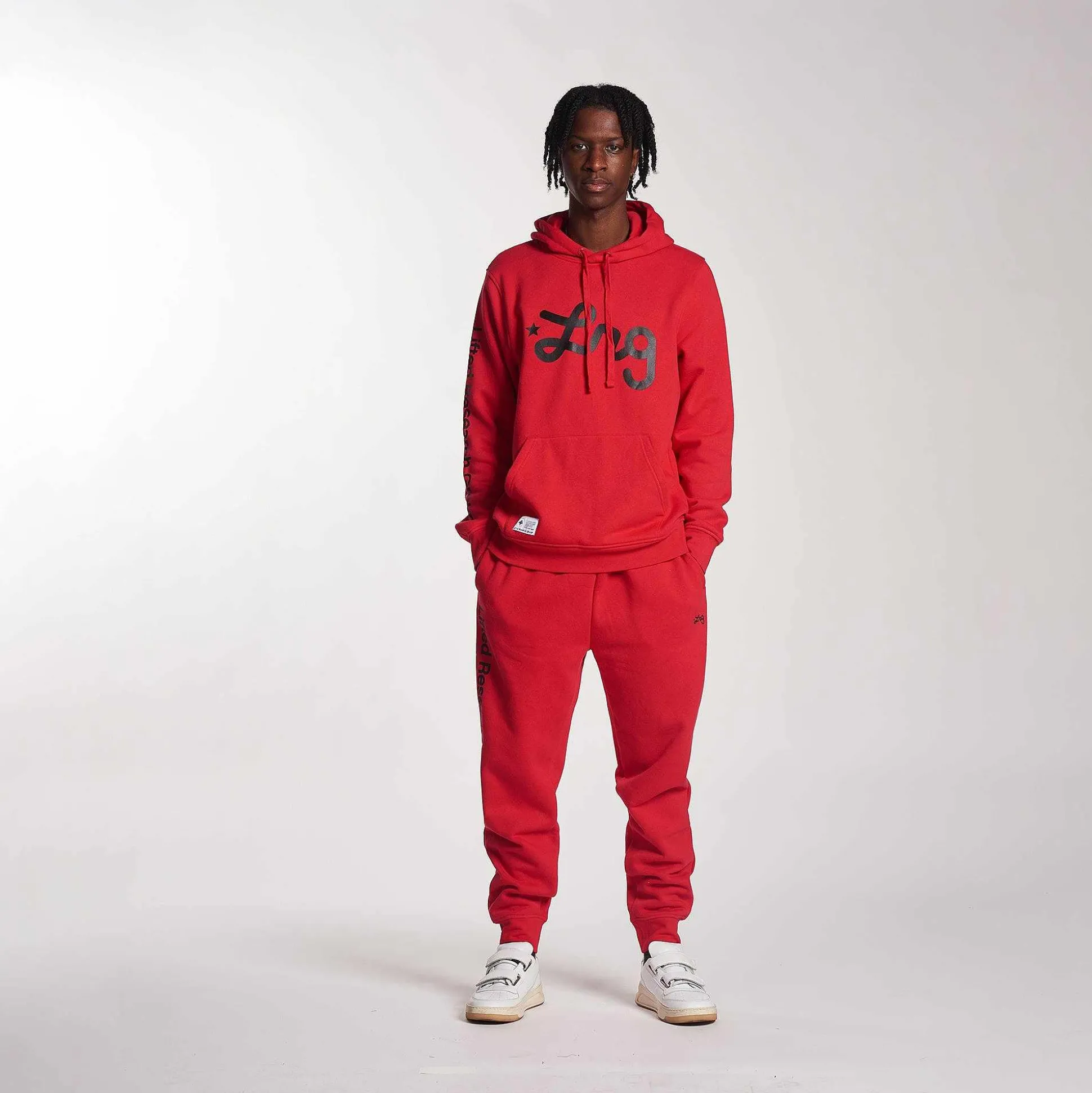 Clearance Pantalones Deportivos Tipo Jogger Con Texto Levantado Hombres Sudaderas Con Capucha Y Sudaderas