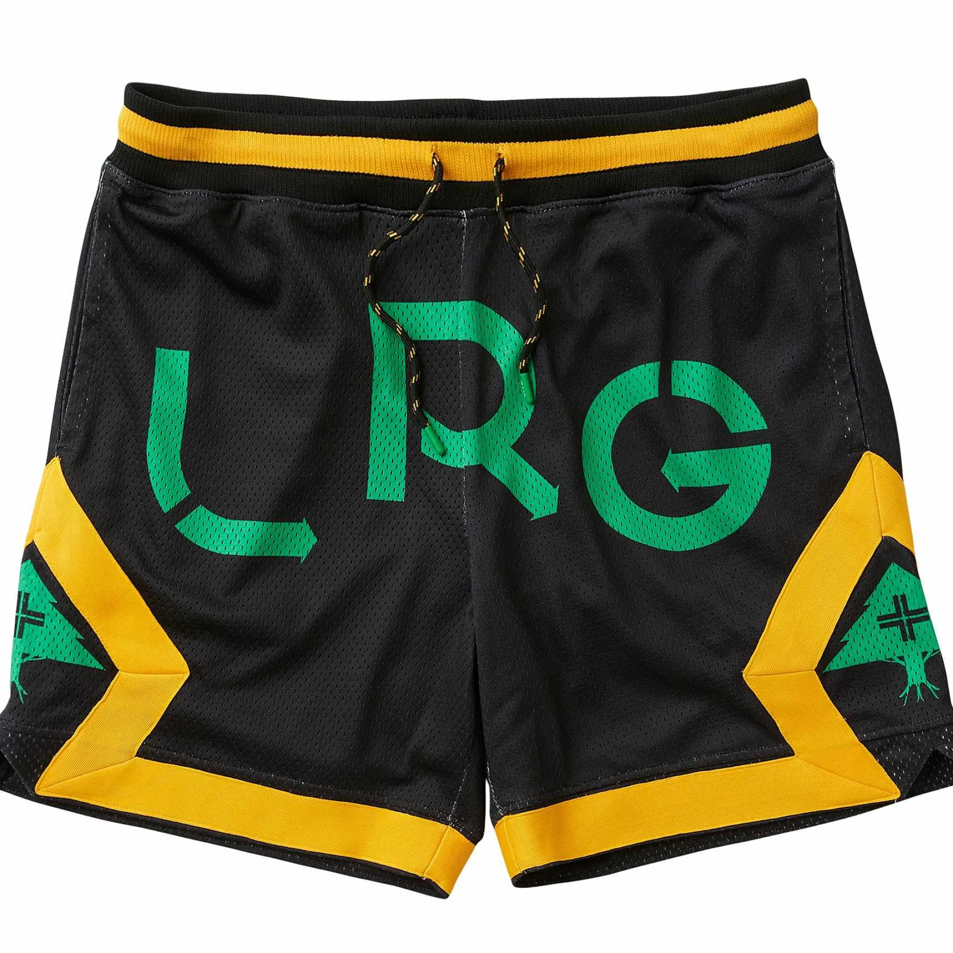 Clearance Shorts De Malla Con Diseno Hombres Bermudas