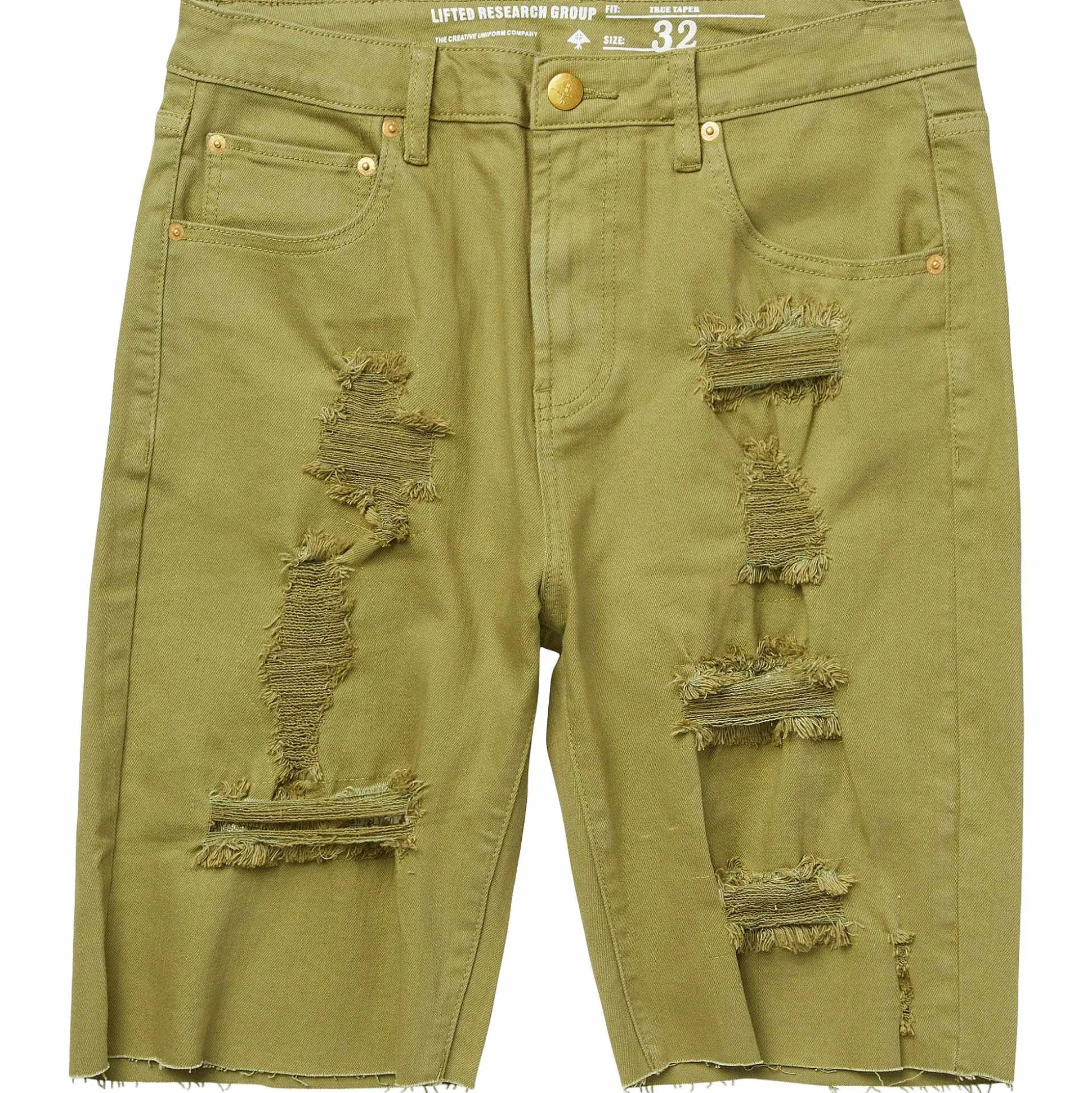 Online Shorts Vaqueros Desgastados Hombres Bermudas
