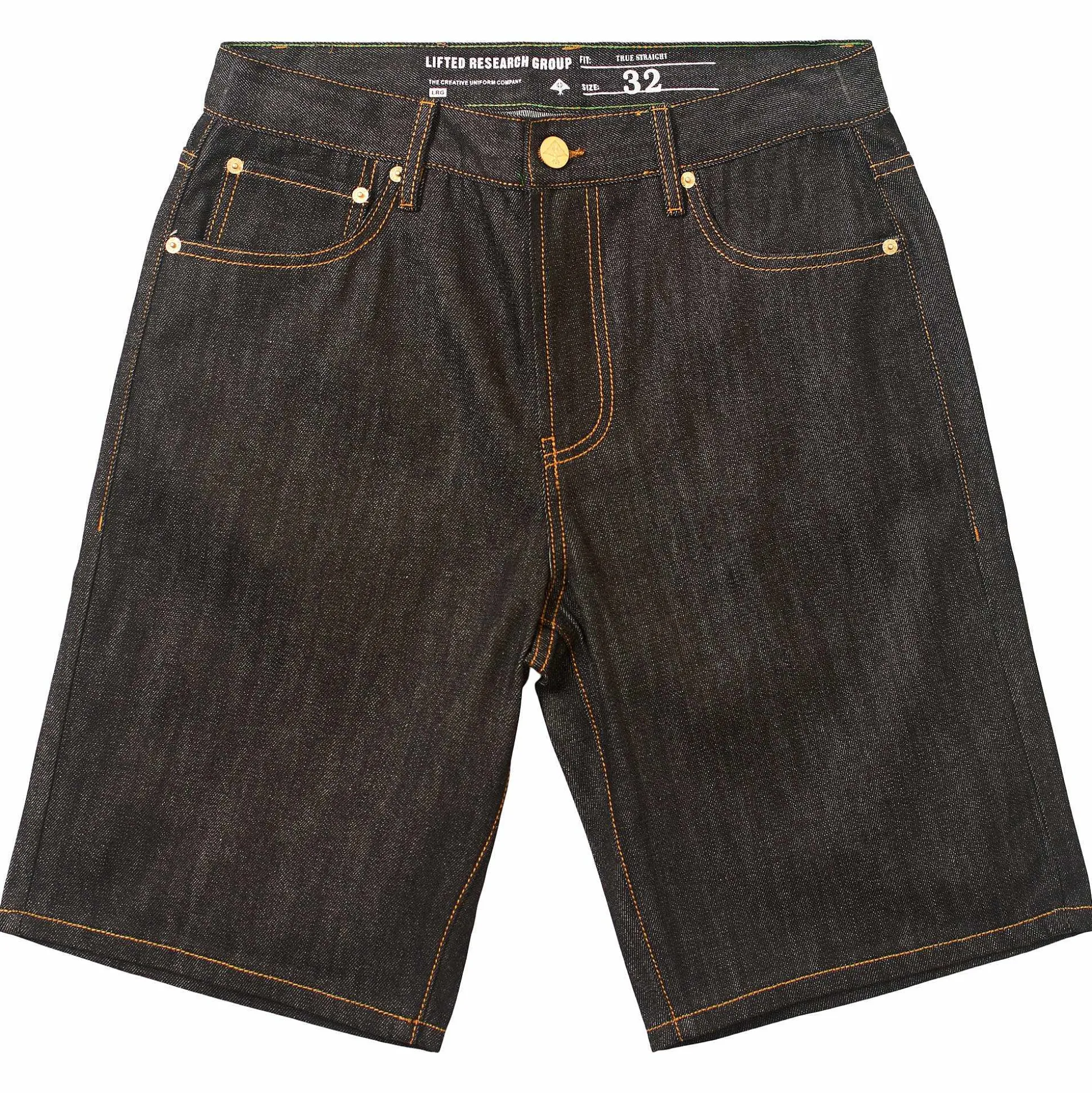 Clearance Shorts Vaqueros Rectos Verdaderos Hombres Bermudas