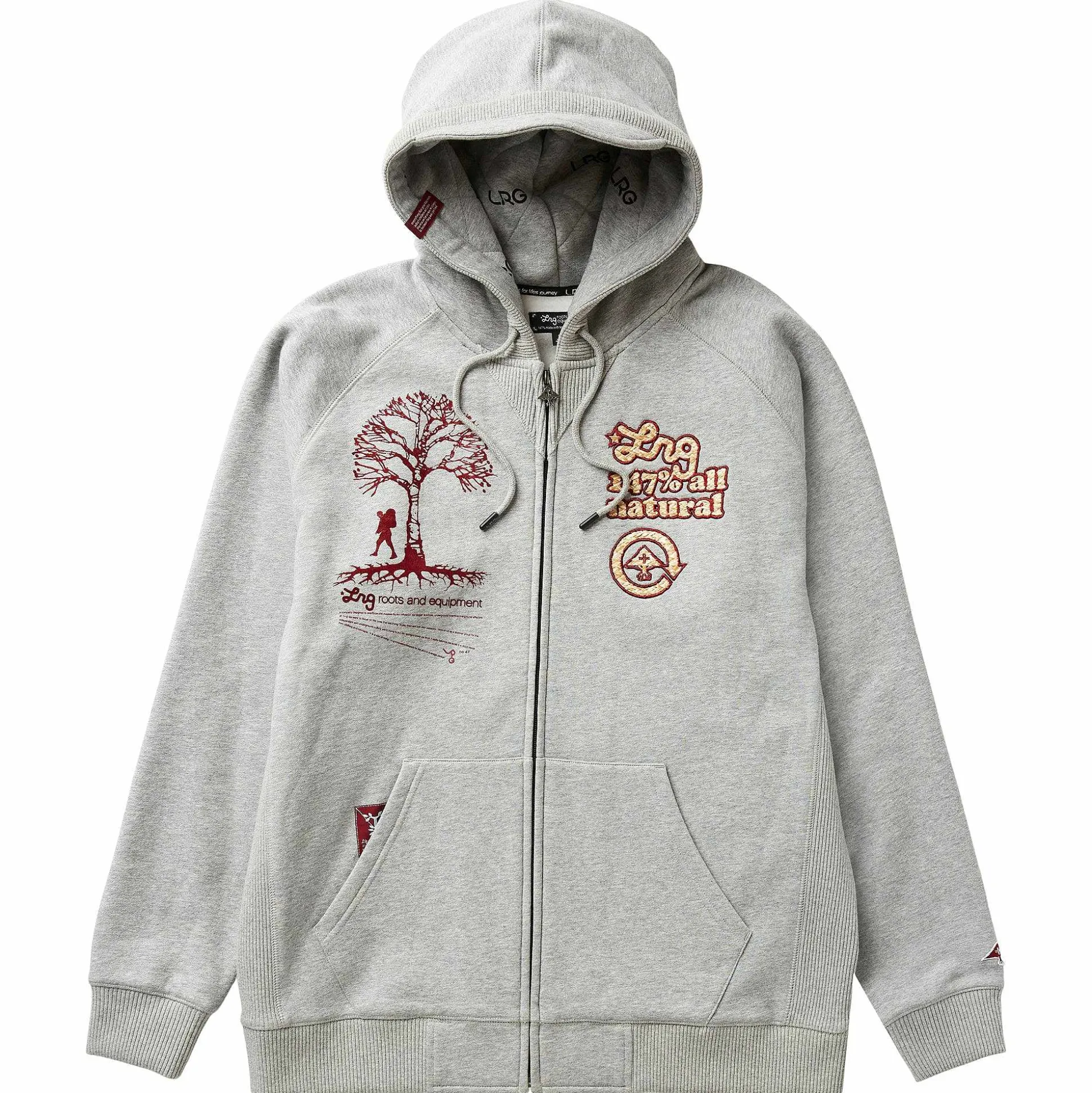 Flash Sale 147 Sudadera Con Capucha Y Cremallera Totalmente Natural Hombres Herencia