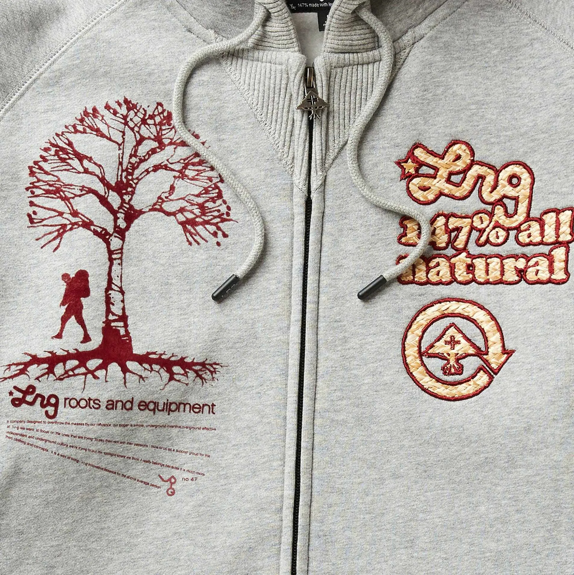 Flash Sale 147 Sudadera Con Capucha Y Cremallera Totalmente Natural Hombres Herencia