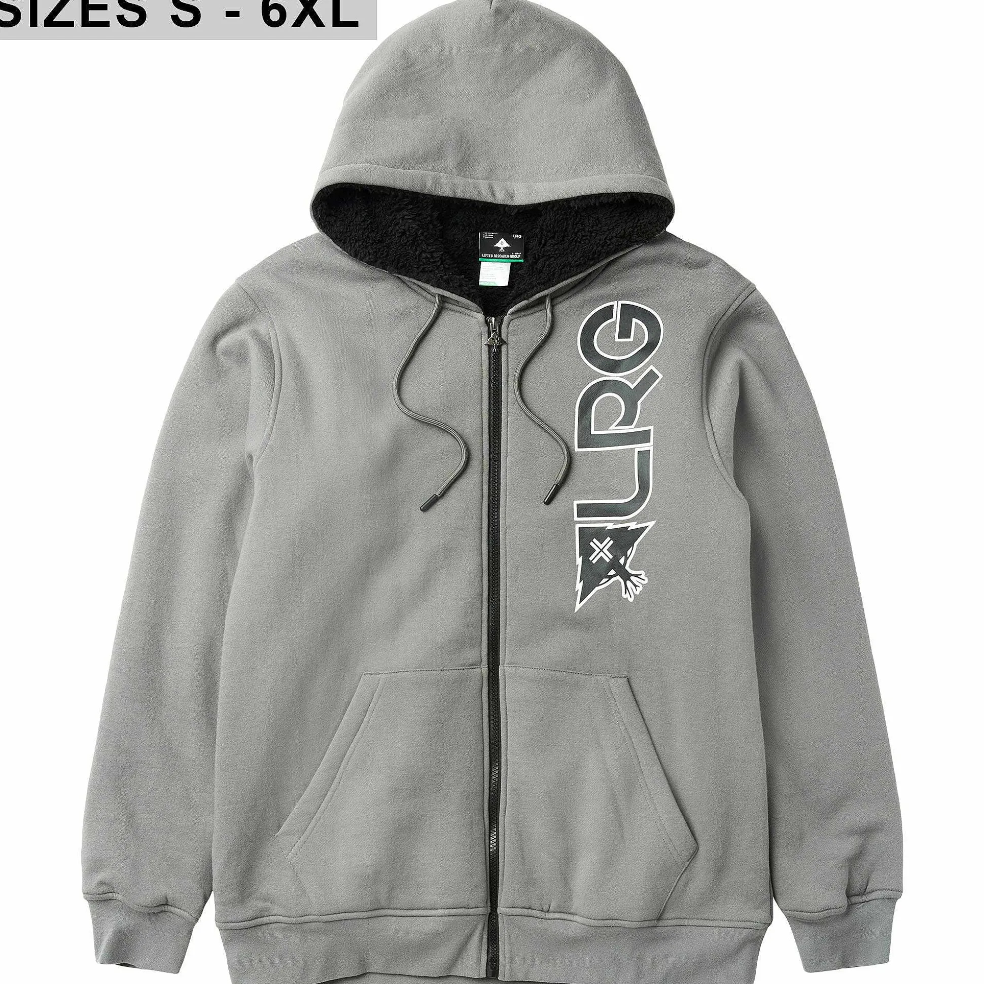 Clearance Sudadera Con Capucha Y Cremallera De Sherpa Grande De Only Hombres Ropa De Calle