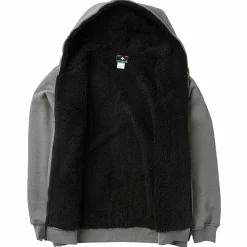 Clearance Sudadera Con Capucha Y Cremallera De Sherpa Grande De Only Hombres Ropa De Calle
